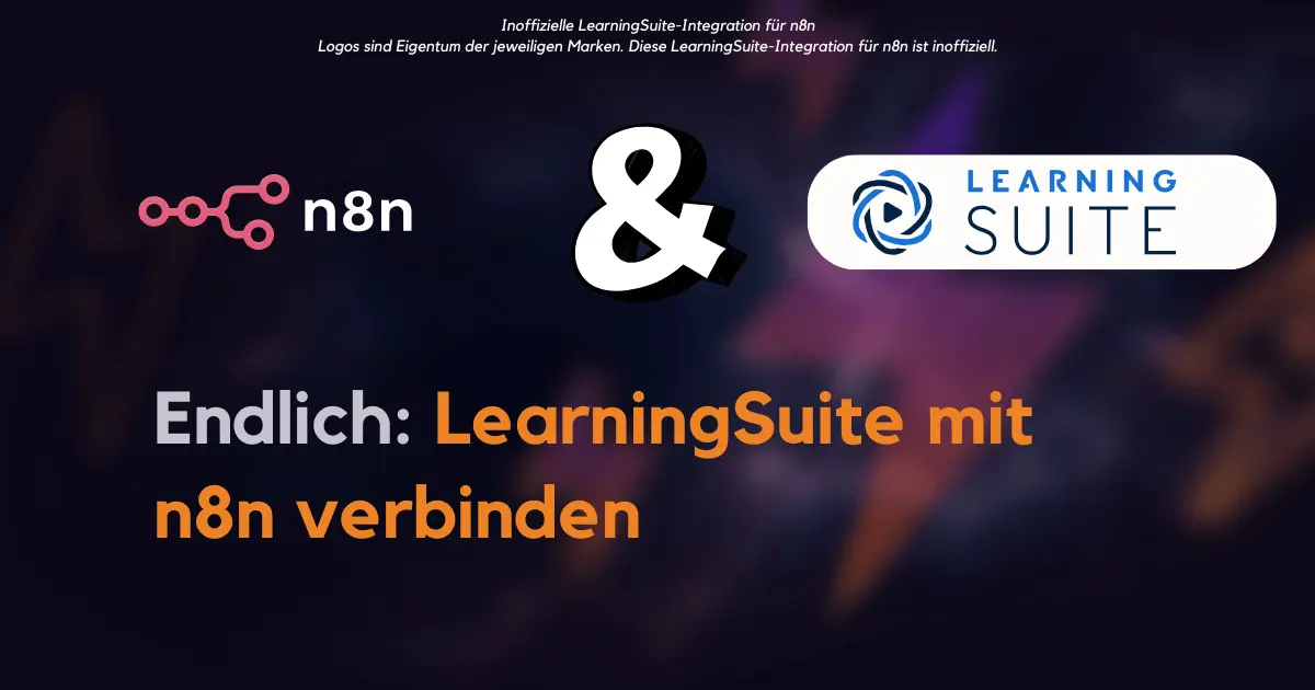 Illustration zur Learningsuite-Integration mit n8n